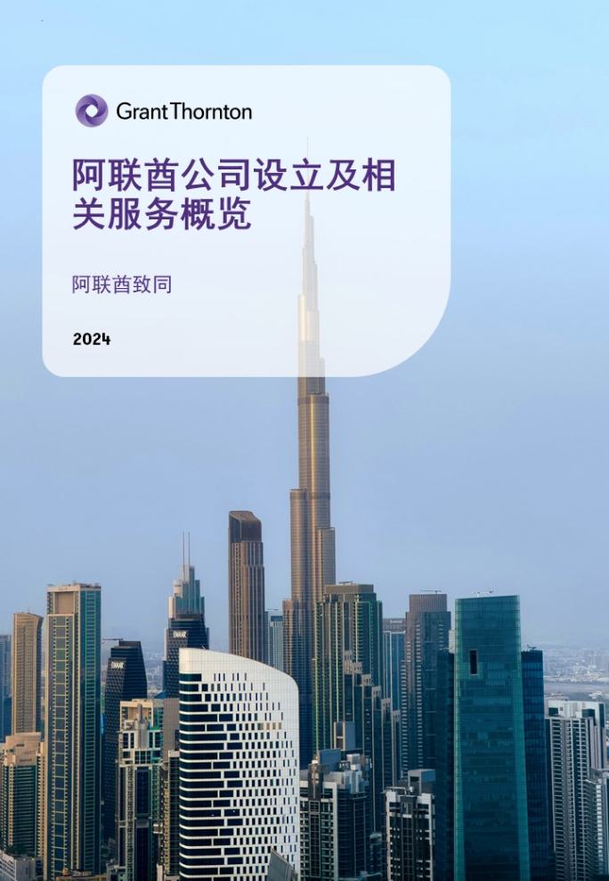 Overview of Grant Thornton UAE Services (In Mandarin)